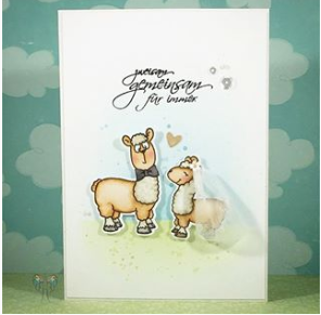 Llama Tell You 4x6 Clear Stamp Set - Clearstamps - Clear Stamps - Cardmaking- Ideas- papercrafting- handmade - cards-  Papercrafts - Gerda Steiner Designs