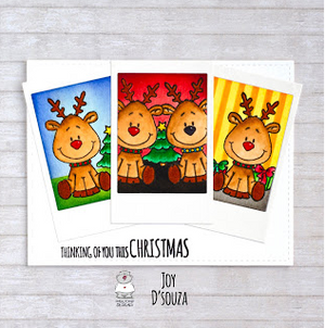 Holiday Friends 4x6 Clear Stamp Set - Clearstamps - Clear Stamps - Cardmaking- Ideas- papercrafting- handmade - cards-  Papercrafts - Gerda Steiner Designs