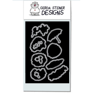 Cheerful Hedgehog 4x6 Die - Clearstamps - Clear Stamps - Cardmaking- Ideas- papercrafting- handmade - cards-  Papercrafts - Gerda Steiner Designs