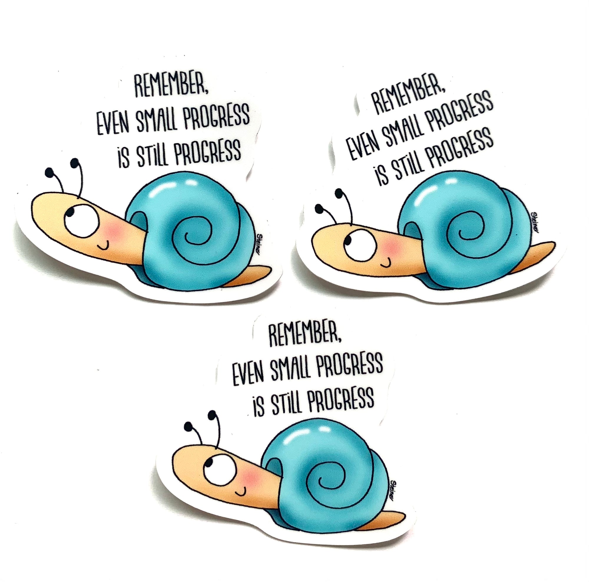 PROGRESS SNAIL -  STICKER